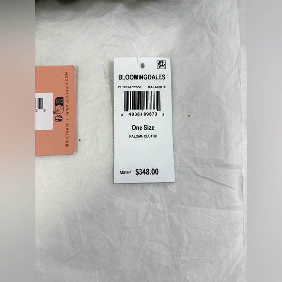 Cult Gaia Paloma Clutch. Malachite/Gold. - Picture 17 of 17